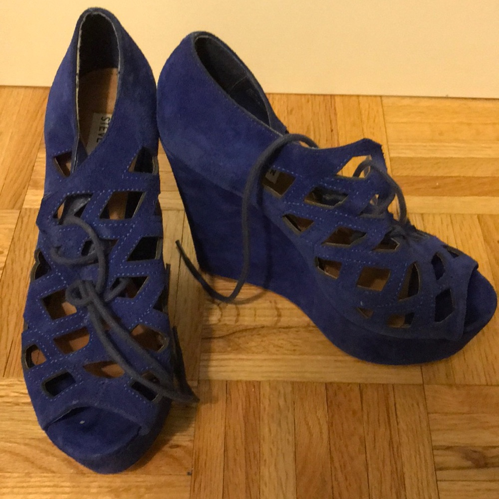 Steve Madden very high wedge heels